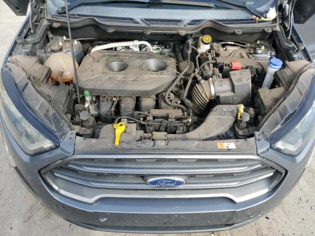 MAJ6P1CL6JC191995 - 2018 FORD ECOSPORT SES Темно-сірий фото 12