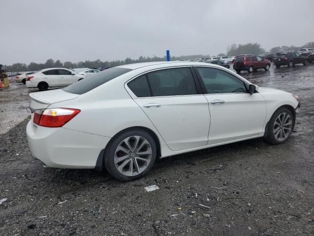 1HGCR2F59EA047290 - 2014 HONDA ACCORD SPORT WHITE photo 3