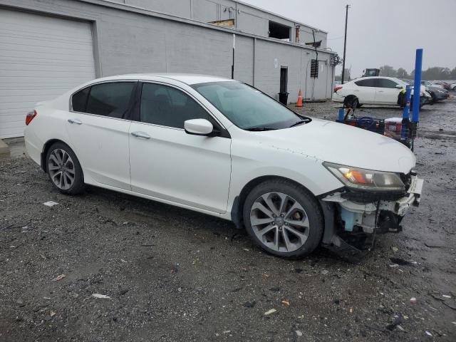 1HGCR2F59EA047290 - 2014 HONDA ACCORD SPORT WHITE photo 4