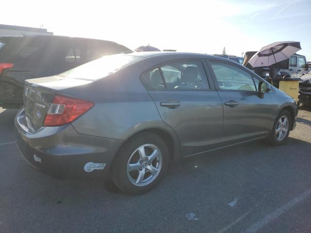 19XFB5F54CE000633 - 2012 HONDA CIVIC NATURAL GAS GRAY photo 3