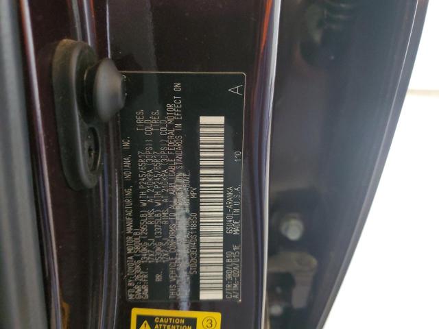 5TDZK3EH4DS118850 - 2013 TOYOTA HIGHLANDER BASE Շագանակագույն լուսանկար 13