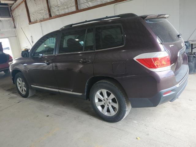 5TDZK3EH4DS118850 - 2013 TOYOTA HIGHLANDER BASE Շագանակագույն լուսանկար 2