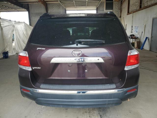 5TDZK3EH4DS118850 - 2013 TOYOTA HIGHLANDER BASE Շագանակագույն լուսանկար 6