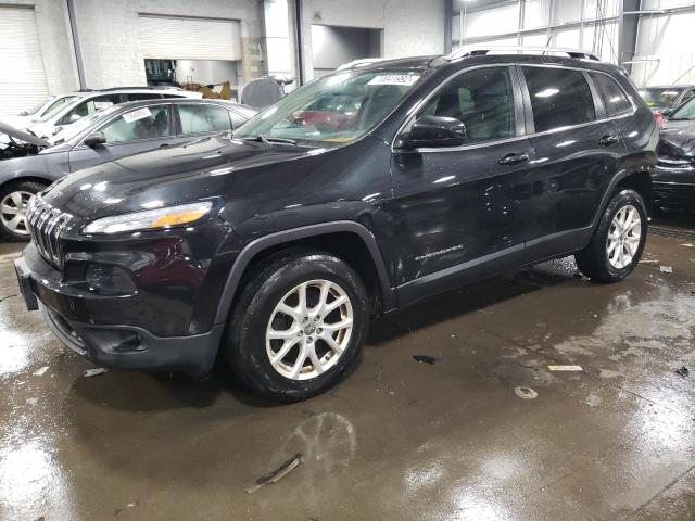 1C4PJMCS7EW181487 - 2014 JEEP CHEROKEE LATITUDE BLACK photo 1