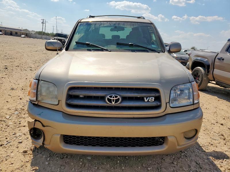 5TDBT44A92S130210 - 2002 TOYOTA SEQUOIA SR5 金色 照片 5