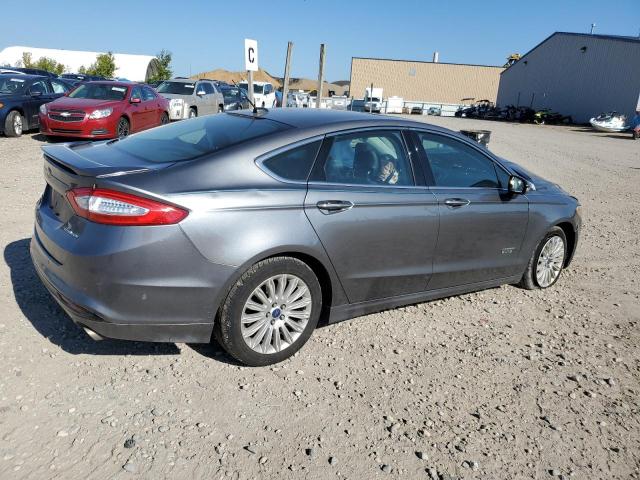 3FA6P0SU7ER102365 - 2014 FORD FUSION TITANIUM PHEV SILVER photo 3