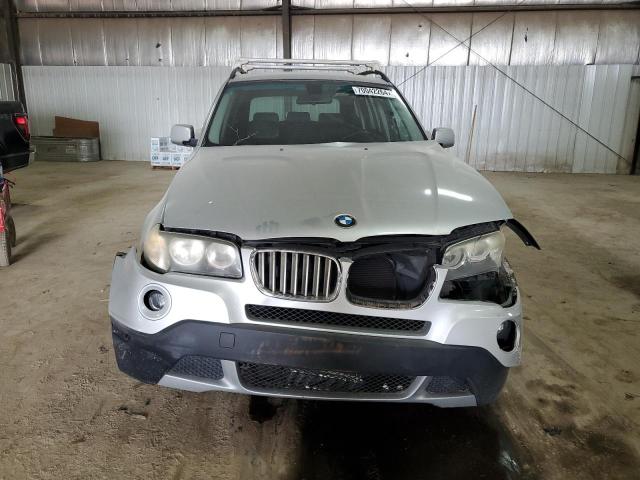 WBXPC93448WJ13065 - 2008 BMW X3 3.0SI SILVER photo 5