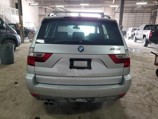 WBXPC93448WJ13065 - 2008 BMW X3 3.0SI SILVER photo 6