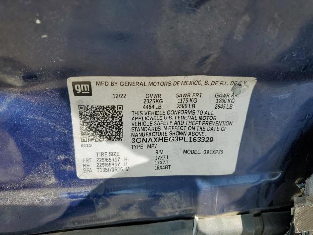 3GNAXHEG3PL163329 - 2023 CHEVROLET EQUINOX LS Mavi foto 13