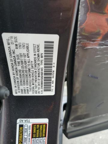 2HKRM4H5XGH681445 - 2016 HONDA CR-V EX GRAY photo 12