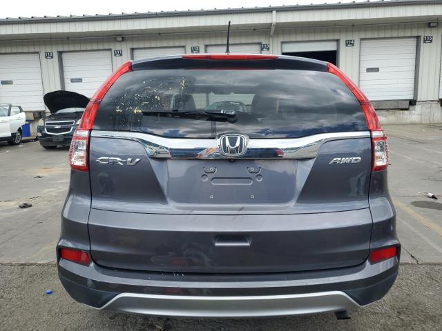2HKRM4H5XGH681445 - 2016 HONDA CR-V EX GRAY photo 6