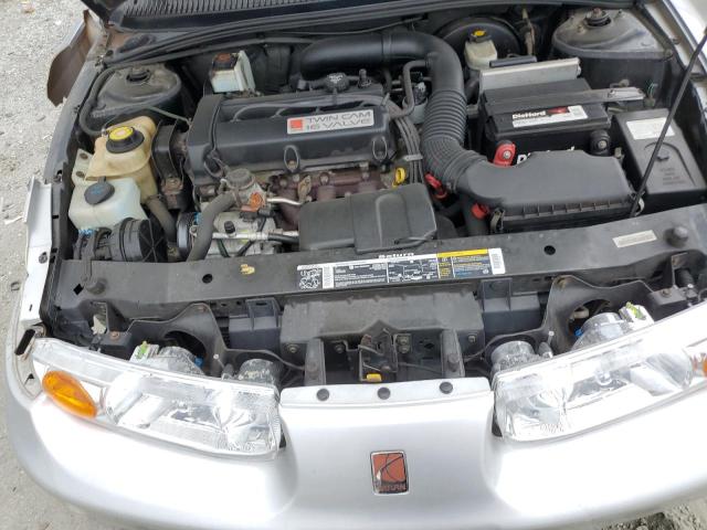 1G8ZK52702Z264191 - 2002 SATURN SL2 SILVER photo 11