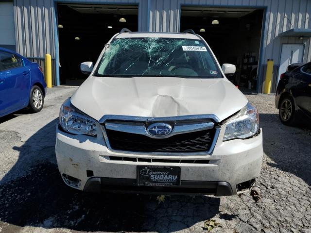 JF2SJADC3GH502997 - 2016 SUBARU FORESTER 2.5I PREMIUM WHITE photo 5