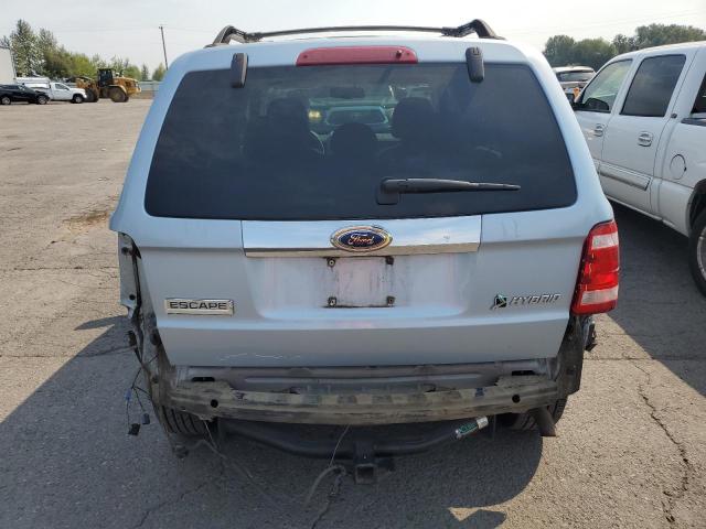 1FMCU49H58KA73099 - 2008 FORD ESCAPE HEV BLUE photo 6
