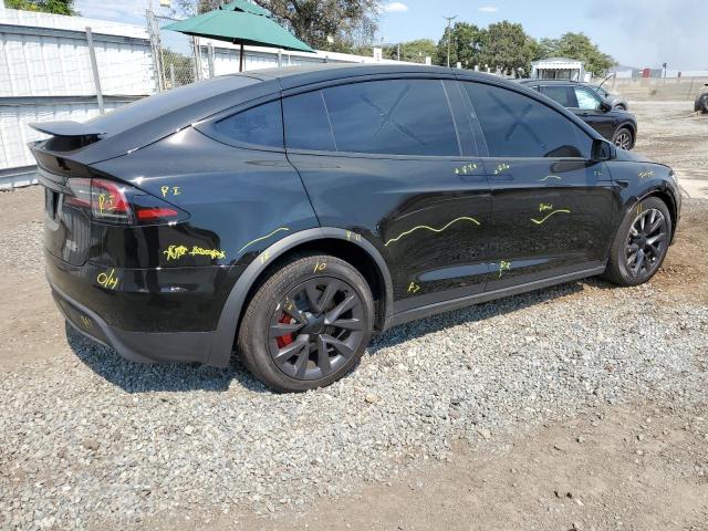 7SAXCBE65PF430023 - 2023 TESLA MODEL X BLACK photo 3