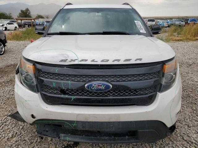 1FM5K8GT7DGC39326 - 2013 FORD EXPLORER SPORT Weiß Foto 5