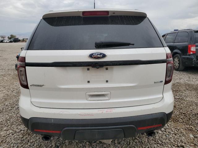 1FM5K8GT7DGC39326 - 2013 FORD EXPLORER SPORT Weiß Foto 6