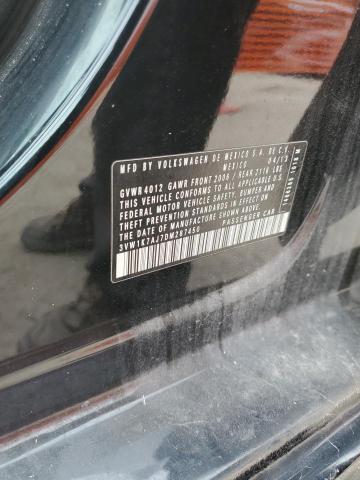 3VW1K7AJ7DM287450 - 2013 VOLKSWAGEN JETTA BASE 黑色 照片 12