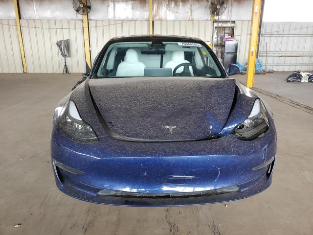 5YJ3E1EBXPF707455 - 2023 TESLA MODEL 3 Կապույտ լուսանկար 5