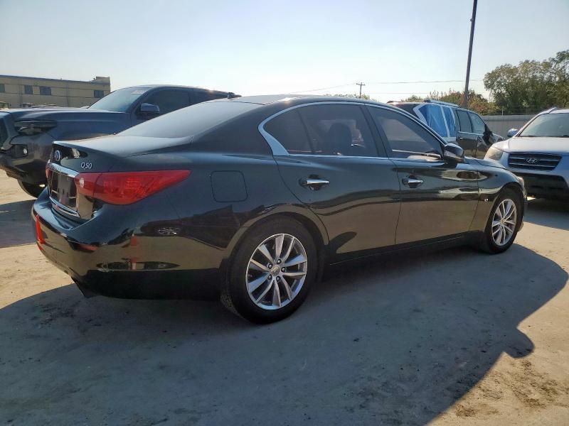 JN1BV7AP0FM339540 - 2015 INFINITI Q50 BASE BLACK photo 3