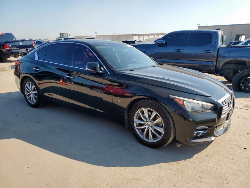 JN1BV7AP0FM339540 - 2015 INFINITI Q50 BASE BLACK photo 4