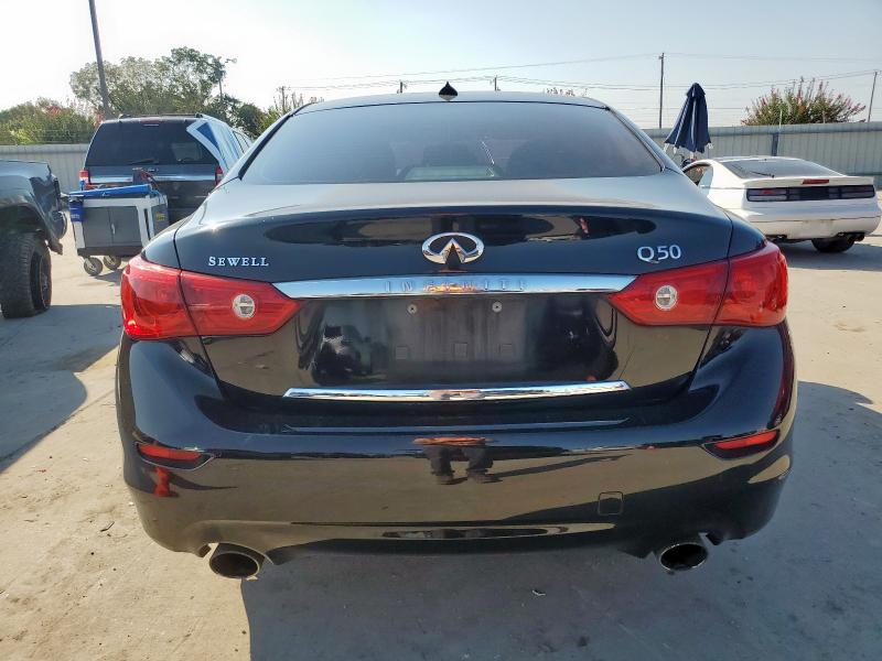 JN1BV7AP0FM339540 - 2015 INFINITI Q50 BASE BLACK photo 6