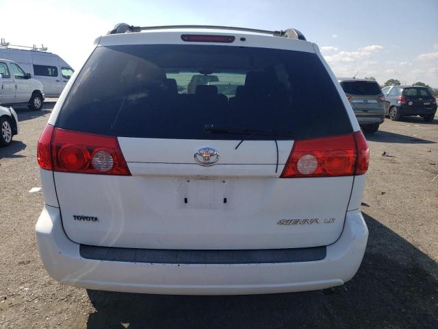 5TDZK23C99S269580 - 2009 TOYOTA SIENNA LE CE WHITE photo 6