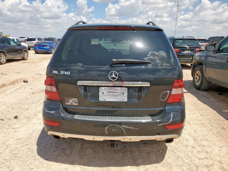 4JGBB56EX9A523953 - 2009 MERCEDES-BENZ ML 350 BLACK photo 6