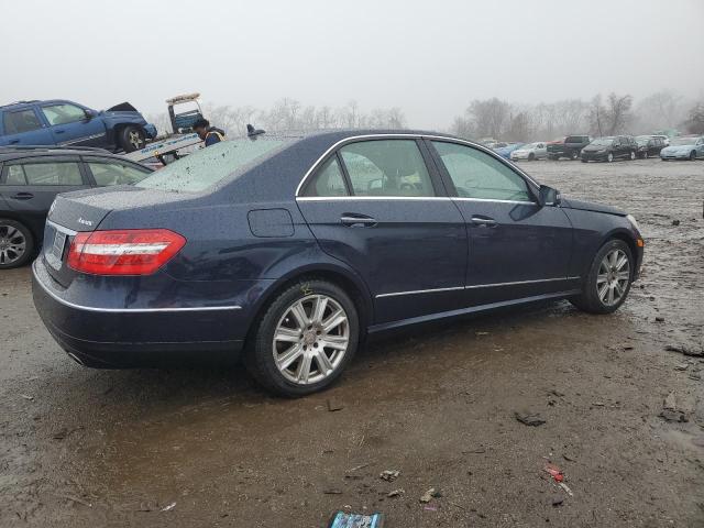 WDDHF8JB0DA744428 - 2013 MERCEDES-BENZ E 350 4MATIC BLUE photo 3