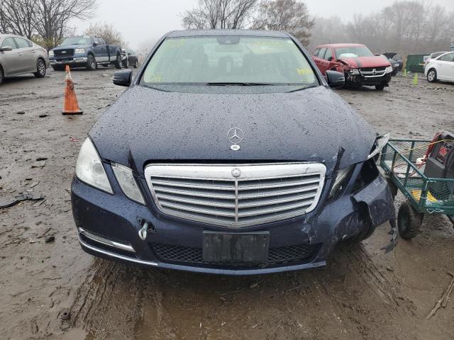 WDDHF8JB0DA744428 - 2013 MERCEDES-BENZ E 350 4MATIC BLUE photo 5