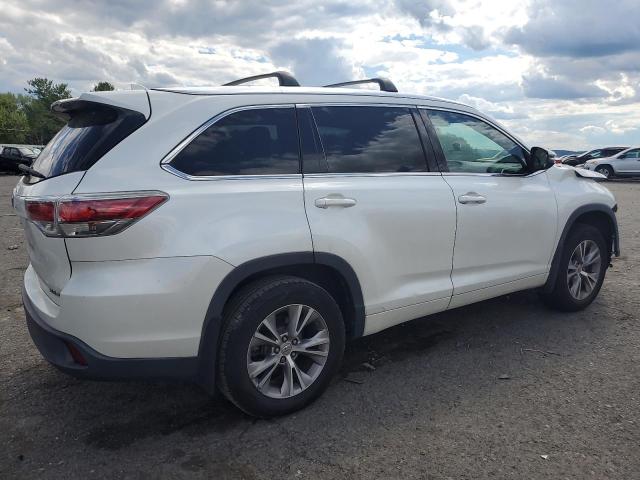 5TDJKRFH1FS161771 - 2015 TOYOTA HIGHLANDER XLE 白色 照片 3
