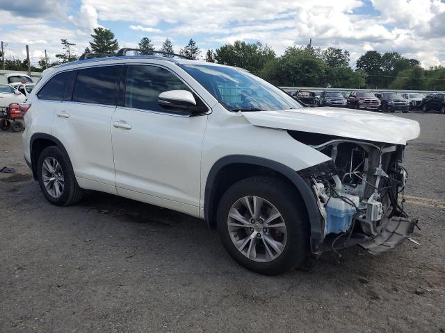 5TDJKRFH1FS161771 - 2015 TOYOTA HIGHLANDER XLE 白色 照片 4