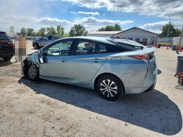JTDKBRFU8J3058679 - 2018 TOYOTA PRIUS ლურჯი ფოტო 2