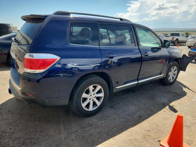 5TDZK3EH4DS133610 - 2013 TOYOTA HIGHLANDER BASE Կապույտ լուսանկար 3