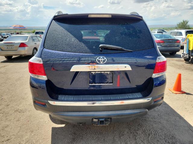 5TDZK3EH4DS133610 - 2013 TOYOTA HIGHLANDER BASE Կապույտ լուսանկար 6