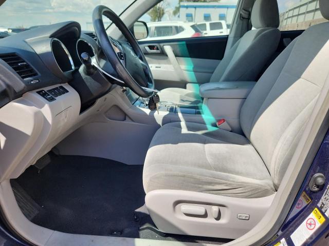 5TDZK3EH4DS133610 - 2013 TOYOTA HIGHLANDER BASE Կապույտ լուսանկար 7