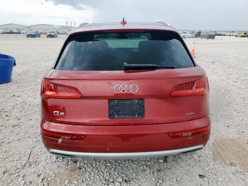 WA1BNAFY1J2054744 - 2018 AUDI Q5 PREMIUM PLUS RED photo 6