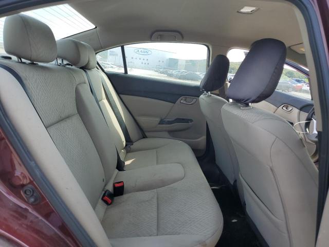 19XFB2F51FE099124 - 2015 HONDA CIVIC LX Kasztanowy zdjęcie 10