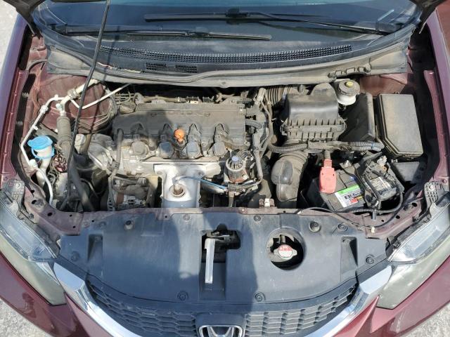 19XFB2F51FE099124 - 2015 HONDA CIVIC LX Kasztanowy zdjęcie 11