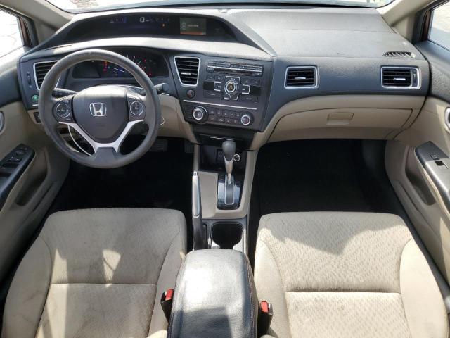 19XFB2F51FE099124 - 2015 HONDA CIVIC LX Kasztanowy zdjęcie 8