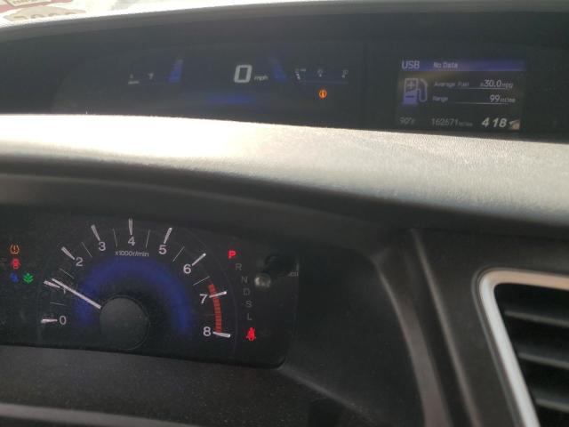 19XFB2F51FE099124 - 2015 HONDA CIVIC LX Kasztanowy zdjęcie 9