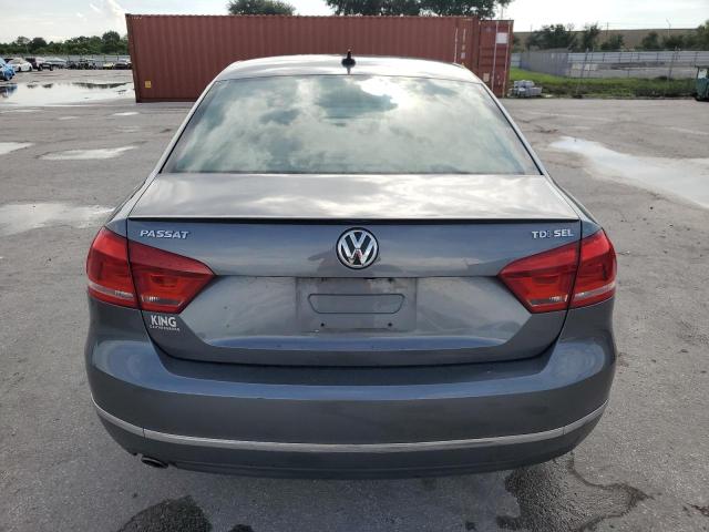 1VWCN7A32DC135188 - 2013 VOLKSWAGEN PASSAT SEL Сұр фото 6