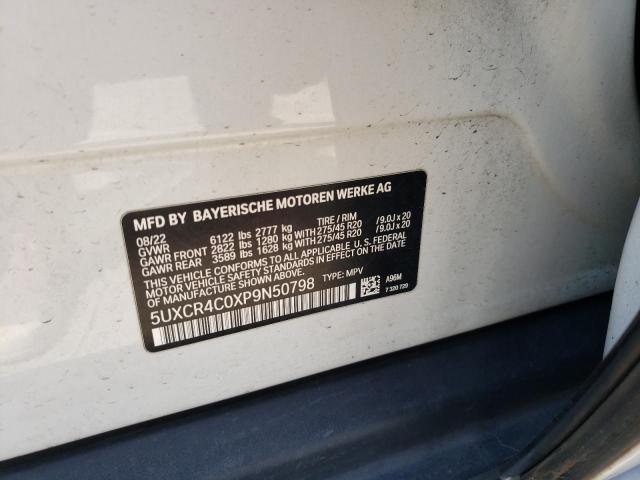 5UXCR4C0XP9N50798 - 2023 BMW X5 SDRIVE 40I WHITE photo 14
