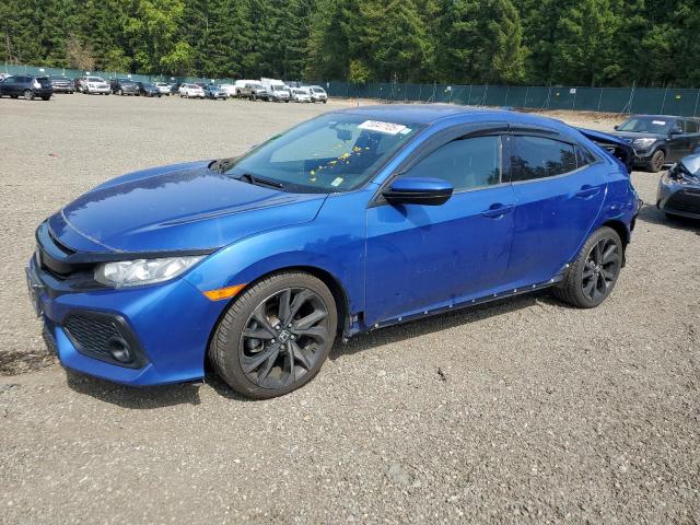 SHHFK7H46HU403593 - 2017 HONDA CIVIC SPORT BLUE photo 1
