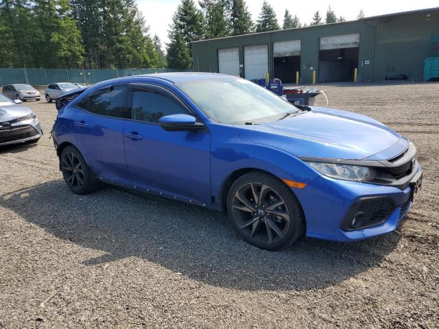 SHHFK7H46HU403593 - 2017 HONDA CIVIC SPORT BLUE photo 4