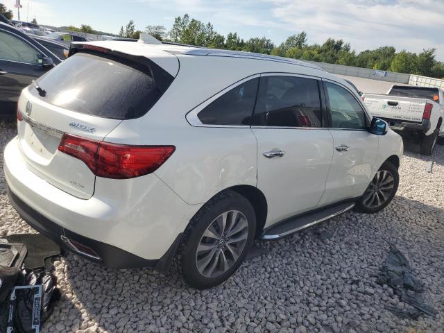 5FRYD4H49FB502455 - 2015 ACURA MDX TECHNOLOGY თეთრი ფოტო 3