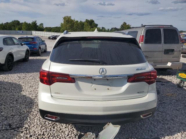 5FRYD4H49FB502455 - 2015 ACURA MDX TECHNOLOGY თეთრი ფოტო 6