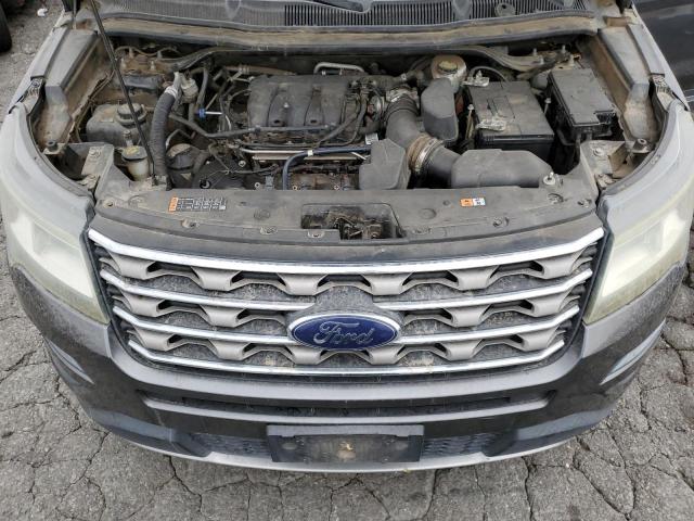 1FM5K7D89GGB74459 - 2016 FORD EXPLORER XLT GRAY photo 12