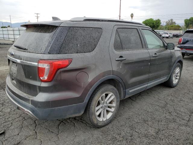 1FM5K7D89GGB74459 - 2016 FORD EXPLORER XLT GRAY photo 3