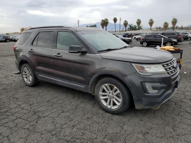 1FM5K7D89GGB74459 - 2016 FORD EXPLORER XLT GRAY photo 4